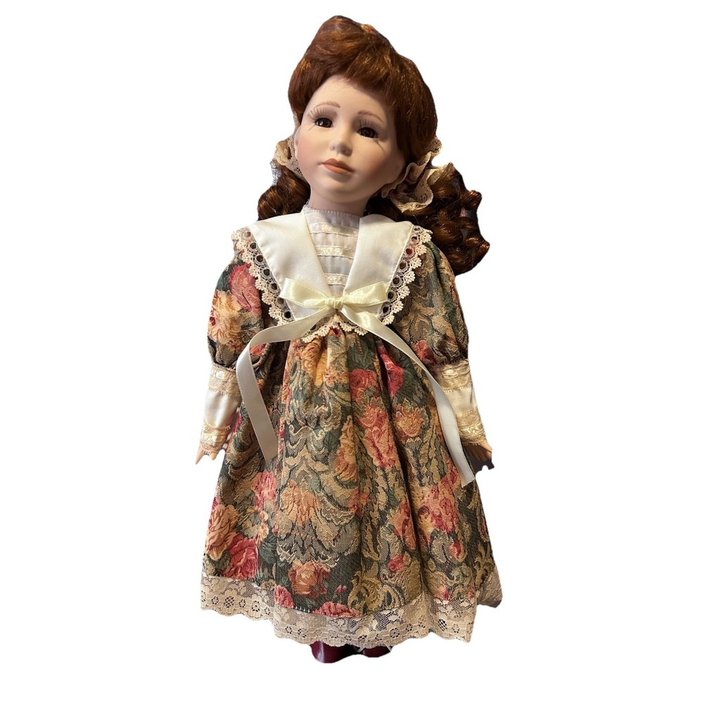 Porcelain Doll Kristen Great Western Trading Co. Vintage Decoration Doll